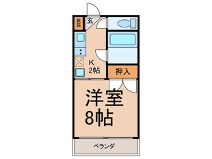 新町マンションの物件間取画像